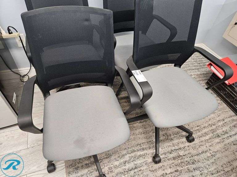 (5) Office Chairs - Roller Auctions
