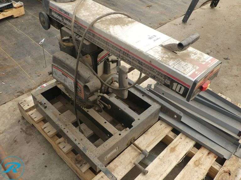 Sears Craftsman 113.197751 10″ Radial Arm Saw - Roller Auctions