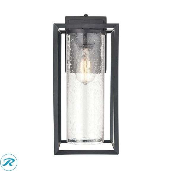 (1) New- Millennium Lighting Wheatland 1 -Light 17.5-in H Black Hardwired Dark Sky Outdoor Wall Light (Total of 1 Light) - Roller Auctions