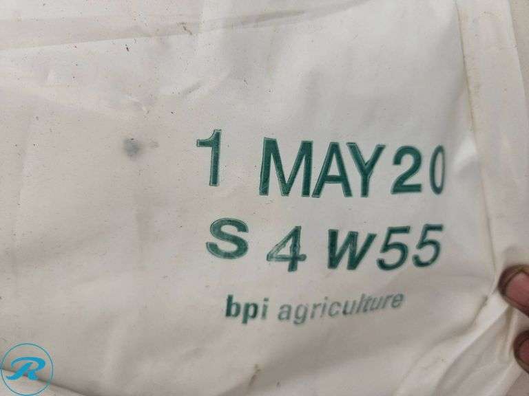 BPI Agriculture S4 W55 White Agricultural Mulch Film Rolls - Roller Auctions