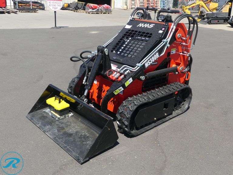 New MMS MS380R Crawler Skid Steer Loader - Roller Auctions