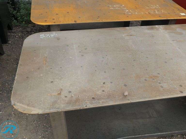New Kit Containers Steel Welding Table, 57" x 30" - Roller Auctions