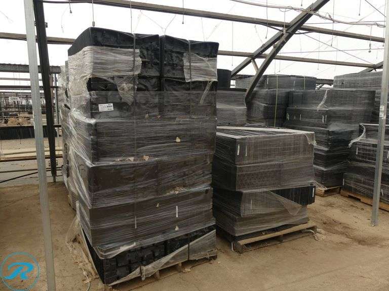 (22) Pallets of Plastic Nursery Trays - Roller Auctions