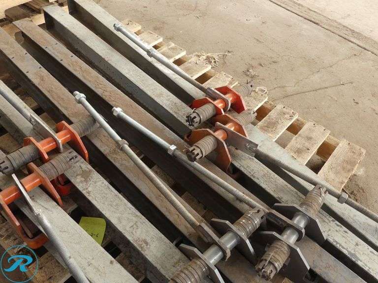 Pallet of (6) Overhead Conveyor Trolley Tracks - Roller Auctions