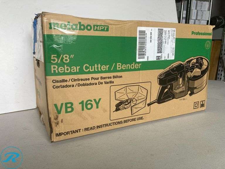 (1) New- Metabo HPT Portable #5 Rebar Bender Cutter - Roller Auctions