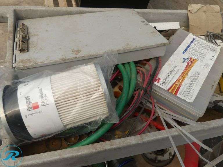 Utility Cart With Assorted Automotive Parts - Roller Auctions