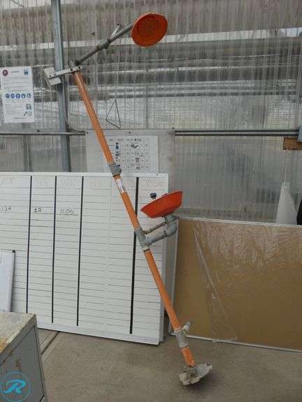 Portable Emergency Safety Shower/Eye Wash Station - Roller Auctions