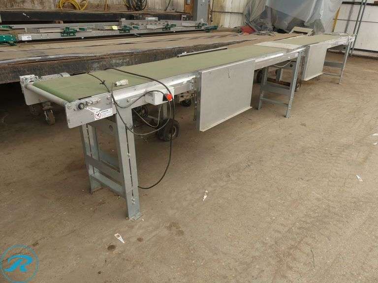 Martin Stolze BV Line Conveyor, 238" Length, 16" Belt - Roller Auctions