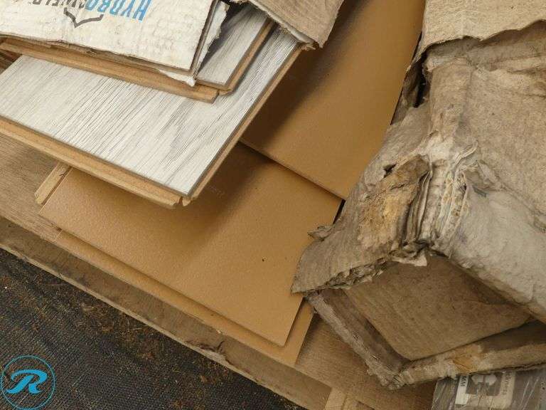 Pallet of HydroShield Water-Resistant Wood-Based Laminate Flooring - Roller Auctions