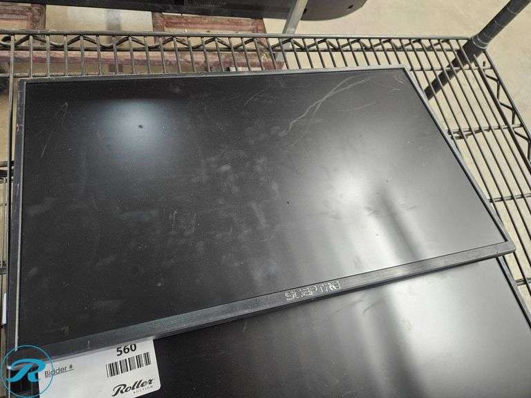(2) Sceptre Monitors With Flat Screen Design - Roller Auctions