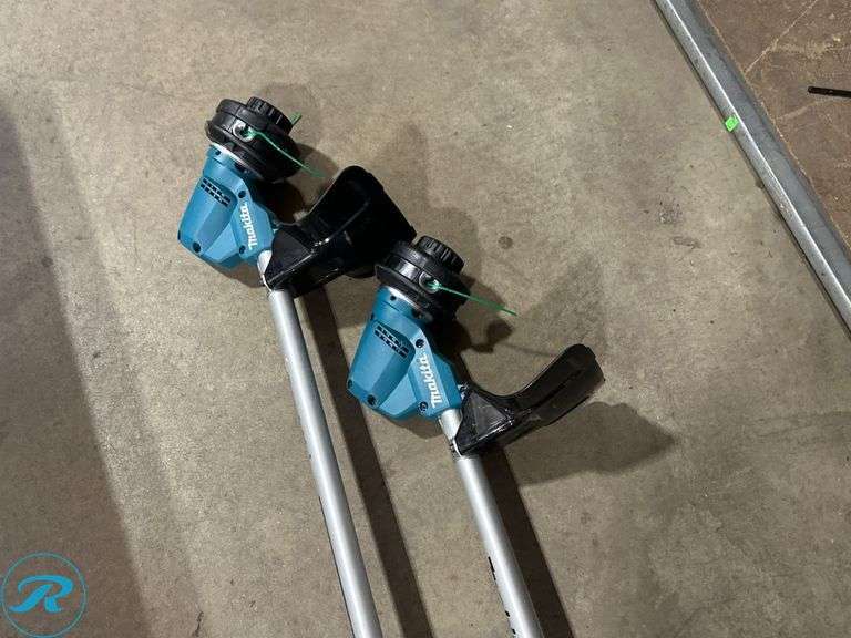 (2) Makita XRU23 18V String Trimmers (1 Broken) - Roller Auctions