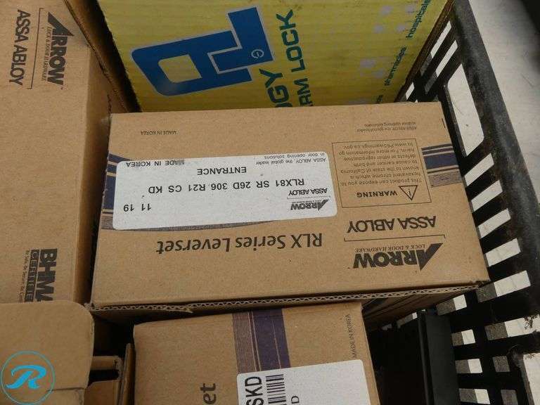 Crate of Lever Handle Locksets - Roller Auctions