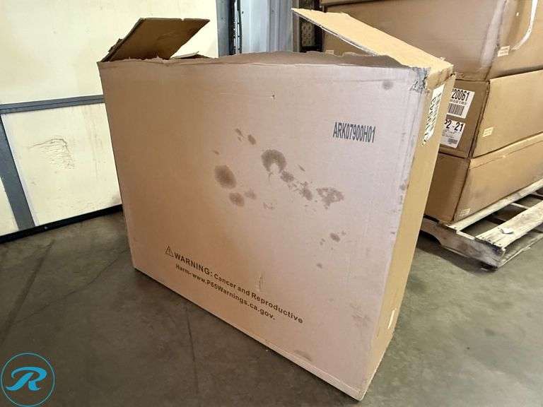 Four Seasons Courtyard Catania LP Gas Firepit, 33.78” x 27.17” x 24.72” - Roller Auctions