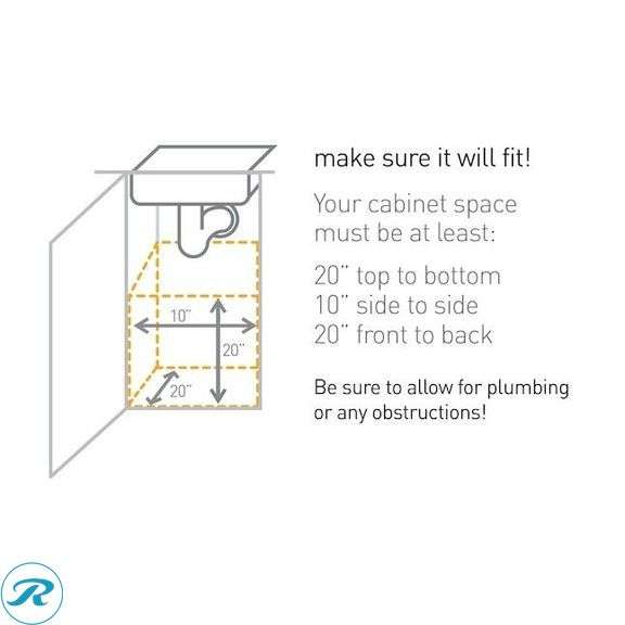 (1) New- simplehuman 10-in x 18-in x 19-in 35 Soft Close 2 Pull-out recycling center (total of 1) - Roller Auctions