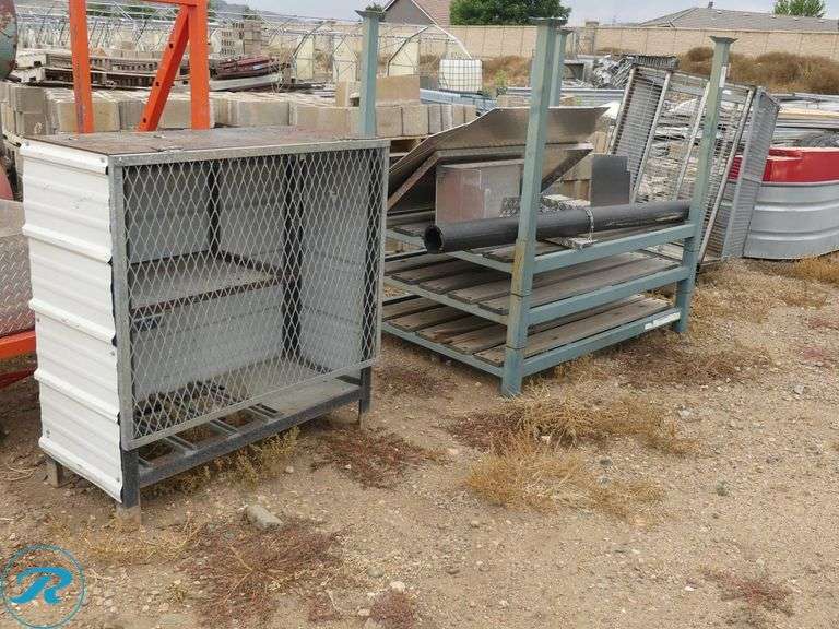 (3) Metal Racks - Roller Auctions