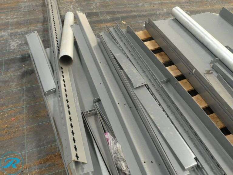 Pallet of Metal Shelving Parts - Roller Auctions