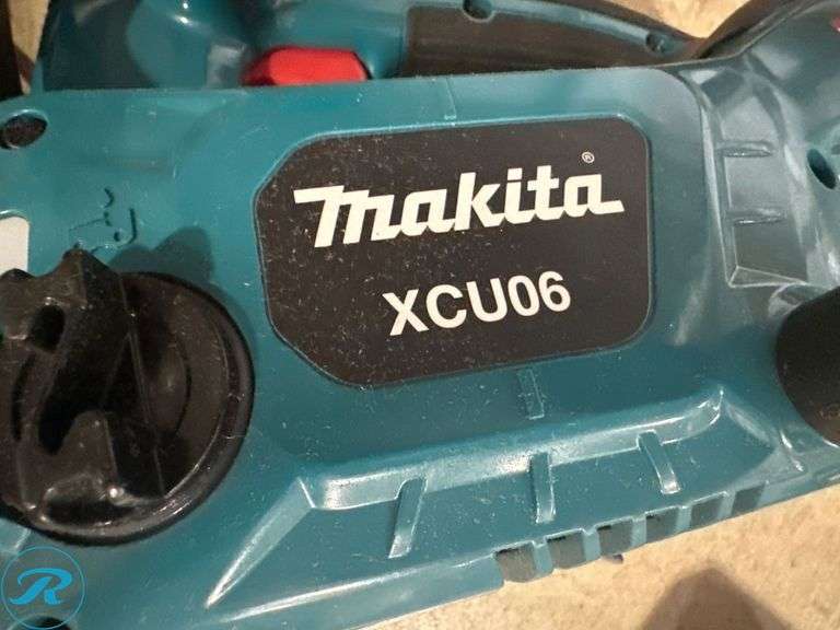Makita XRU23 String Trimmer and XCU06 Chainsaw, 18V - Roller Auctions