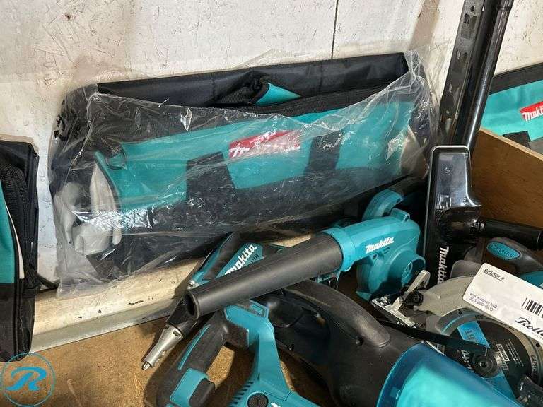 (6) Makita 18V Power Tools With Bag - Roller Auctions