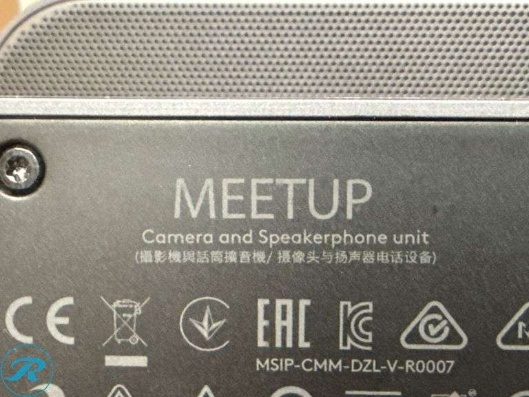 (2) Logitech Meetup Camera and Speakerphone Units with Controllers - Roller Auctions