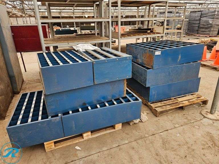 (6) Steel Parts Bins - Roller Auctions