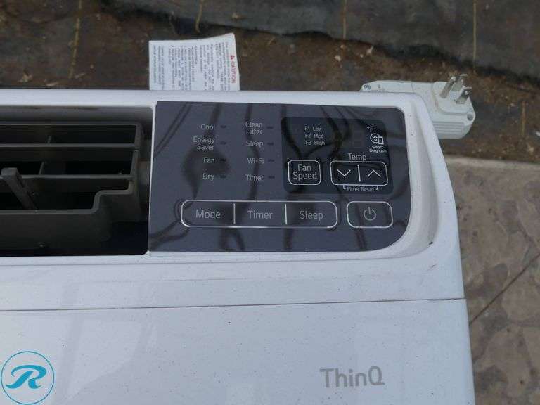 LG LW2217IVSM Dual Inverter Window Air Conditioner with Remote Control - Roller Auctions