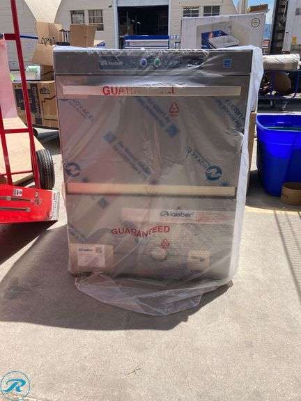 (1) New- Eurodib DSP4DPS 30 -Racks per Hour Stainless steel Undercounter Commercial Dishwasher WOW-Retails for $3899 (Box was open but product is new and packed) See Photos - Roller Auctions