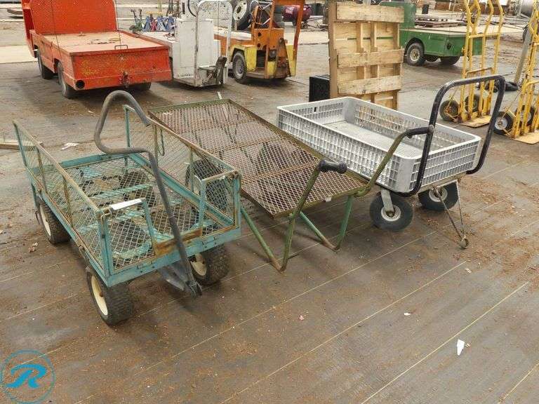 (3) Nursery Carts - Roller Auctions