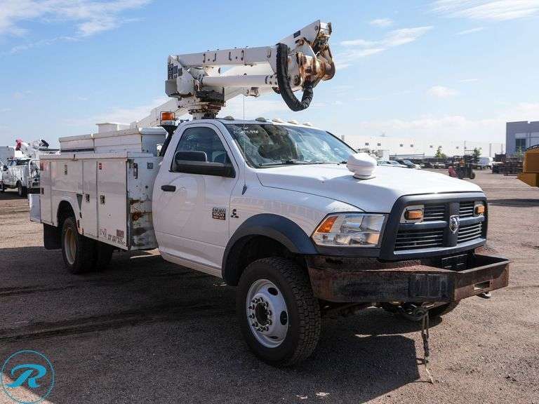 2012 Dodge Ram 5500 Heavy Duty 4WD Bucket Truck - Roller Auctions