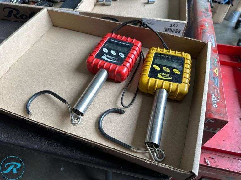 (2) Feedback Sports Alpine Digital Scales, Max 25kg/55lbs x .02Lb Capacity