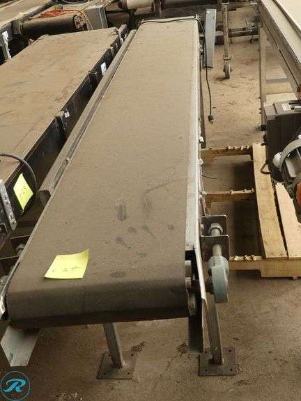Line Conveyor, 120" Length, 13" Belt - Roller Auctions