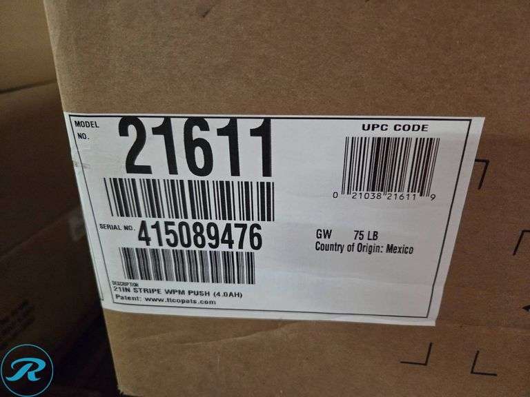 New Toro Model 21611 Electric Walk-Behind Push Lawn Mower - Roller Auctions