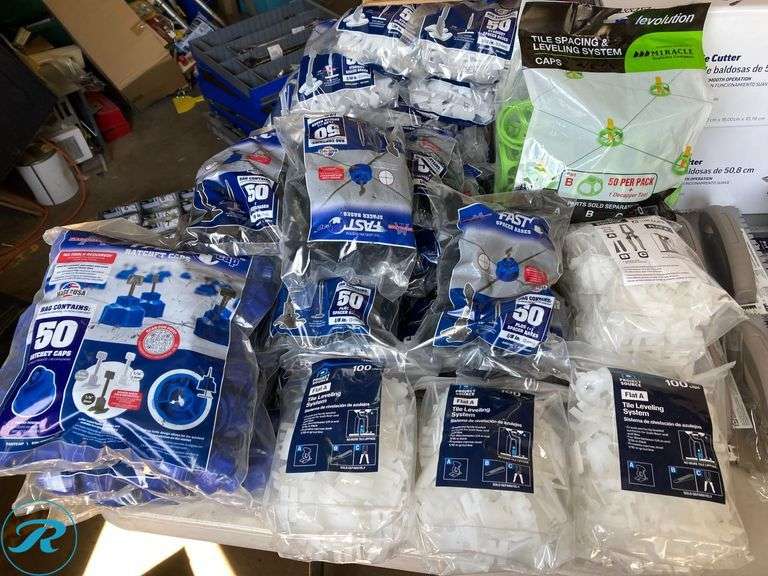 New- Assorted Tile Supply Kit (tile Cutter, spacers leveling system, trowels, Schluter System) - Roller Auctions