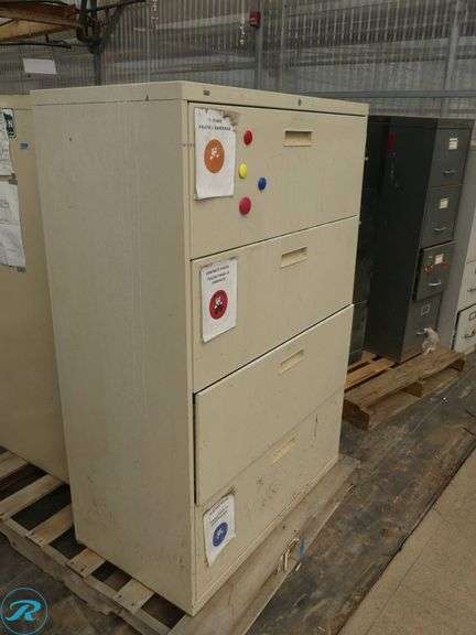 (5) Metal Filing Cabinets - Roller Auctions