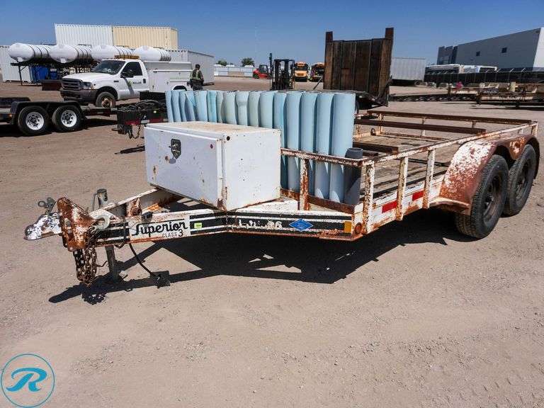 2003  Superior  T/A Equipment Trailer