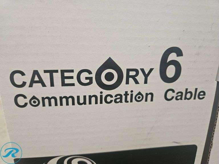 (2) Boxes of Category 6 550MHz 23 AWG Unshielded Communication Cable, 1000FT Each, Purple - Roller Auctions