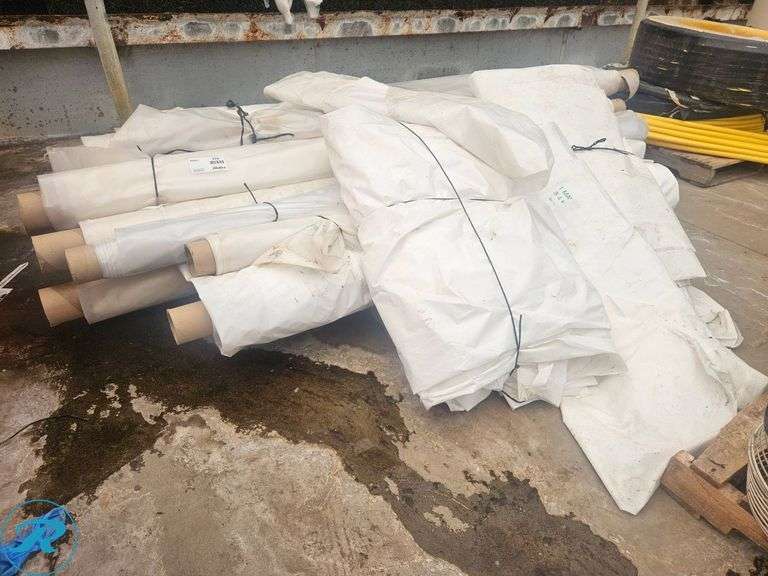 BPI Agriculture S4 W55 White Agricultural Mulch Film Rolls - Roller Auctions