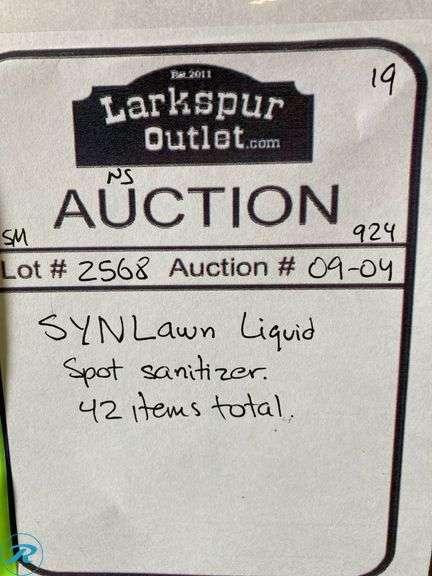 (42) New- Synlawn Liquid Spot Sanitizer (total of 42 items) - Roller Auctions