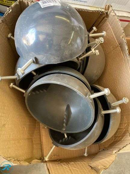 (500) new- Assorted PVC Plumbing supplies, Coupling, eblow, cap and tees (more the 500+ approx items) - Roller Auctions