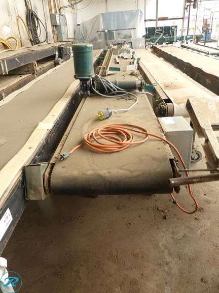 Portable Line Conveyor, 250" Length, 18" Belt, 110V - Roller Auctions