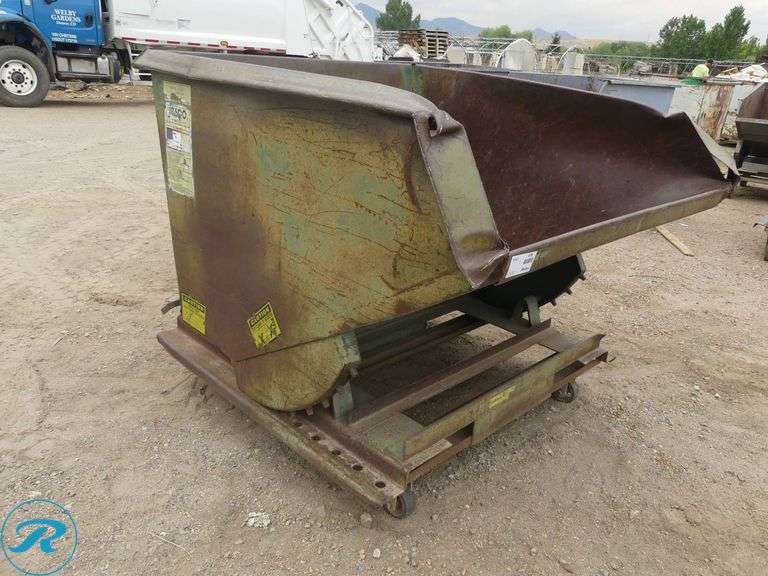 Jesco 211751 Self-Dumping Hopper, 2-Yard Capacity - Roller Auctions