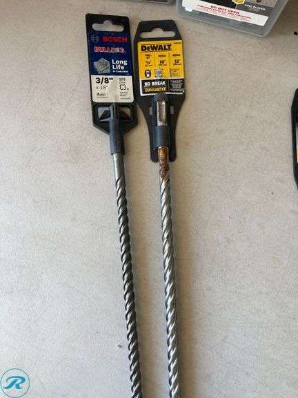(14) New- Assorted Lot of wedge anchors and drill bits all different sizes (see photos approx 14 items) - Roller Auctions