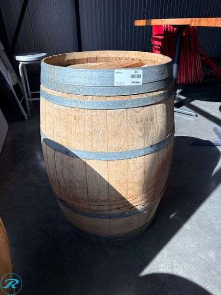 Wood Barrel - Roller Auctions