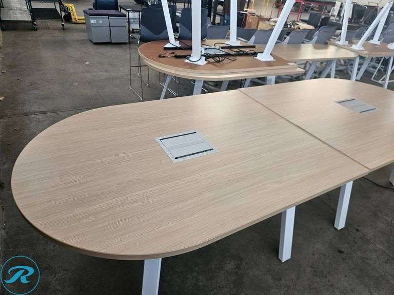 (2) Enwork Sawhorse Conference Table, 48″x66″ - Roller Auctions