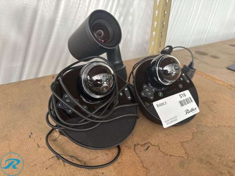 Logitech Rally Video Conferencing System with Camera and Two Microphone Pods