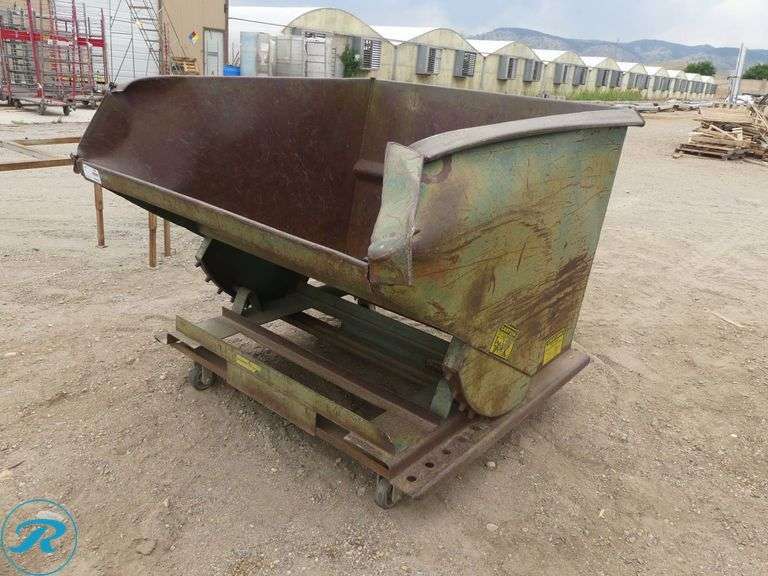 Jesco 211751 Self-Dumping Hopper, 2-Yard Capacity - Roller Auctions
