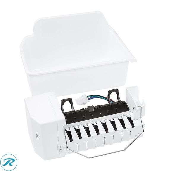 (1) New- LG 2.2-lb Ice Per day Cubed Ice Maker (White) - Roller Auctions