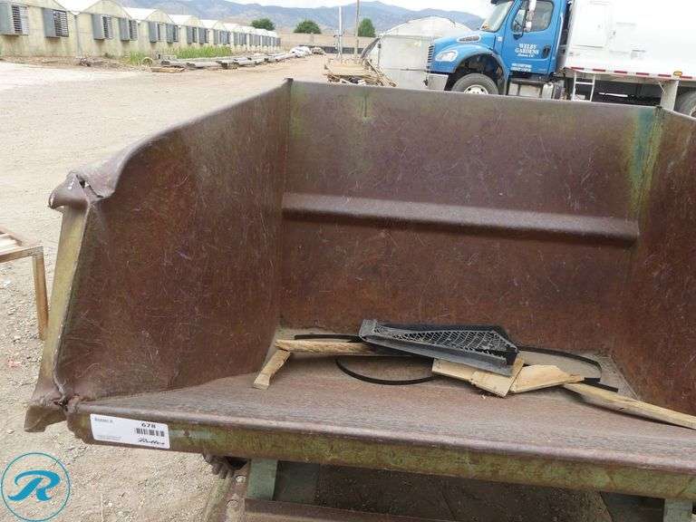 Jesco 211751 Self-Dumping Hopper, 2-Yard Capacity - Roller Auctions