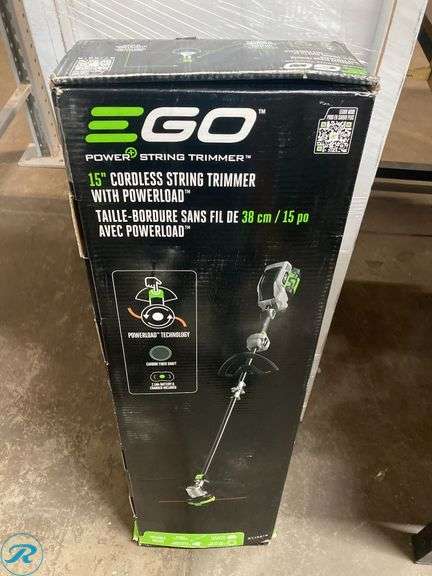 (1) New- EGO POWERLOAD 56-volt 15-in Split Shaft Battery String Trimmer 2.5 Ah (Battery Included) (Charger Included) - Roller Auctions