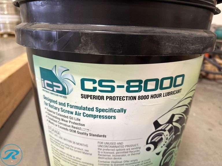 ICP CS-8000 Superior Protection 8000-Hour Lubricant for Rotary Screw Air Compressors - Roller Auctions