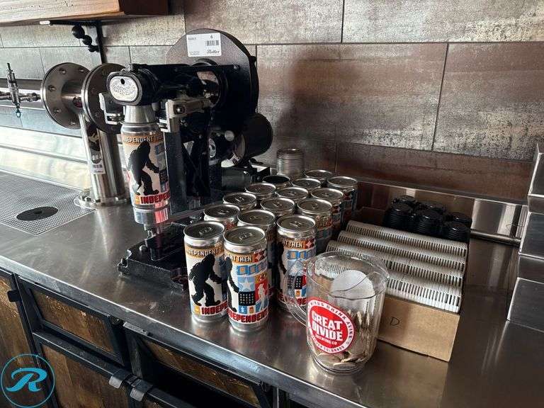 Marathon Electric Can Sealer With Assorted Cans And Lids - Roller Auctions